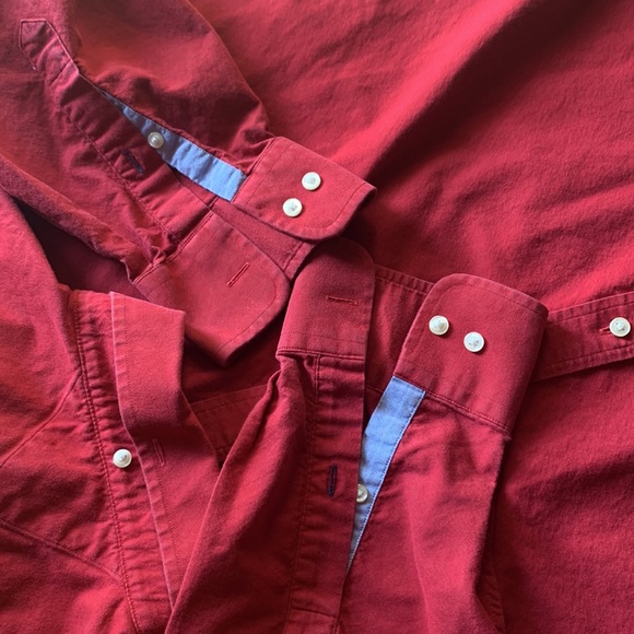 Vintage Mens Heritage Oxford Tommy Hilfiger Long Sleeve Button Up Shirt - Picture 8 of 8